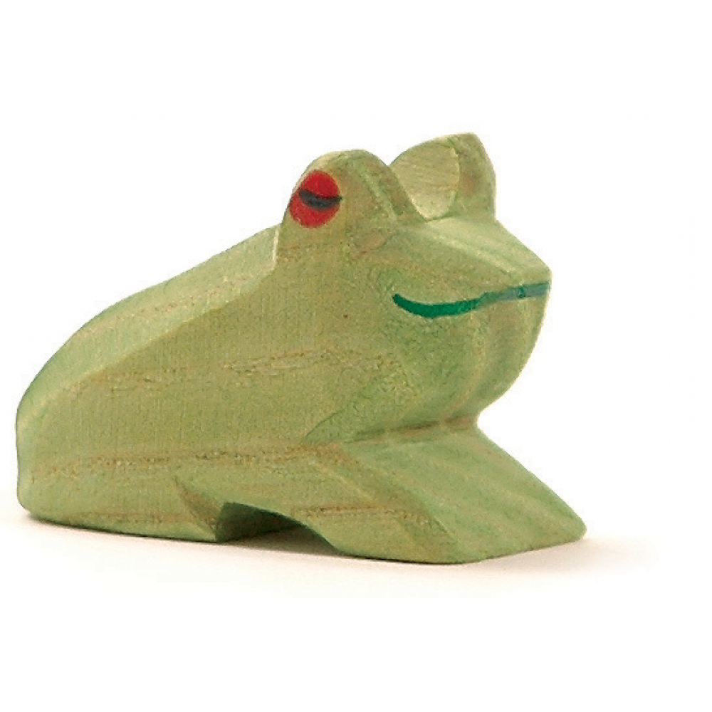Wooden Frog sitting