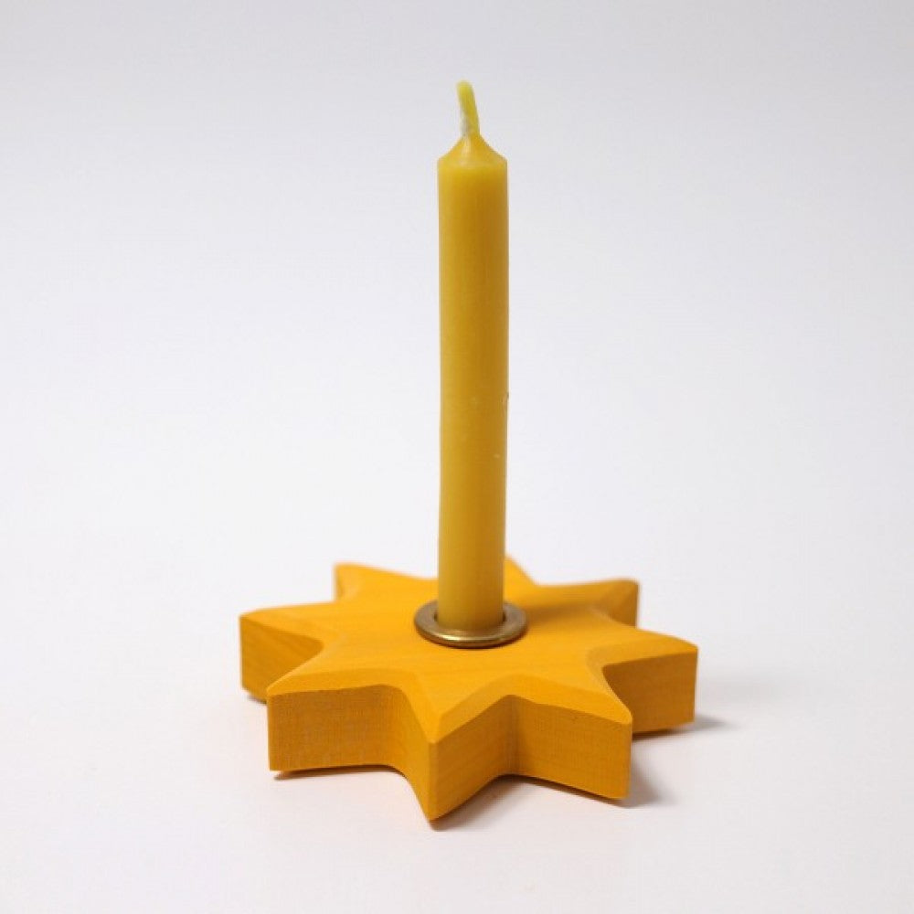 Wooden Star Candle holder