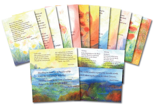 Set of 16 Cards - Verses and Meditations from Rudolf Steiner