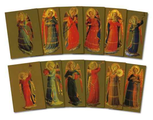 Set of 12 postcards Fra Angelico Angels