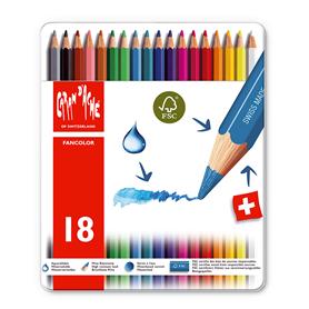 Caran d`Ache 18 Coloured Pencils