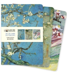 Van Gogh Blossom Set of 3 midi Notebooks