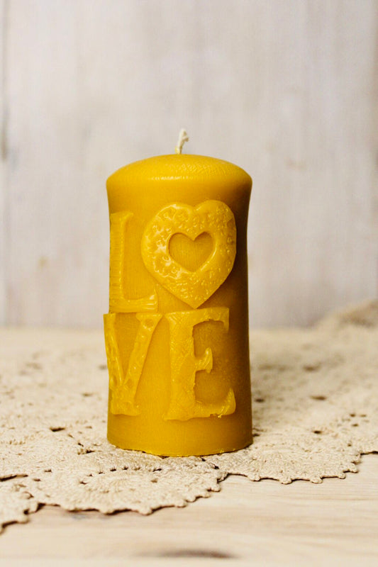 Cylinder LOVE Candle