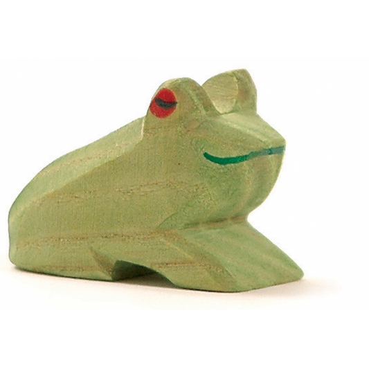Wooden Frog sitting